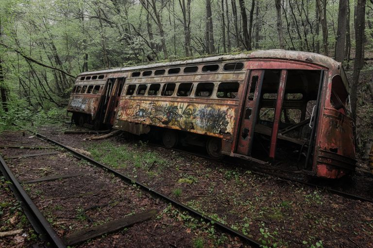 Trolley Car Graveyard USA Featured Image
