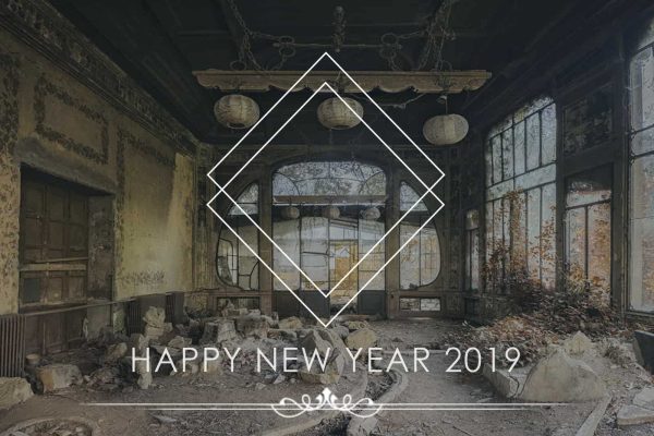 Goodbye to 2018 Happy New Year 2019 Geometric Obsidian Urbex Photography Blog