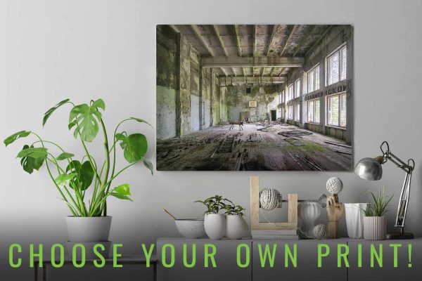 Aluminium Dibond Fine Art Photography Print of Chernobyl Urbex Urban Exploration Custom Aluminium Dibond Fine Art Photography Print of Chernobyl Urbex Urban Exploration Custom
