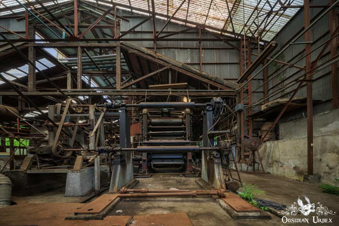 Paper Industry O Japan Haikyo End of Paper Production Master Roll