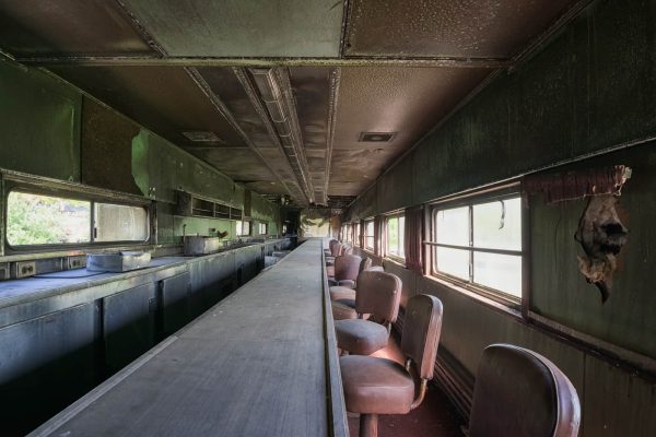 1950s American Dinner Car Train USA Featured Image
