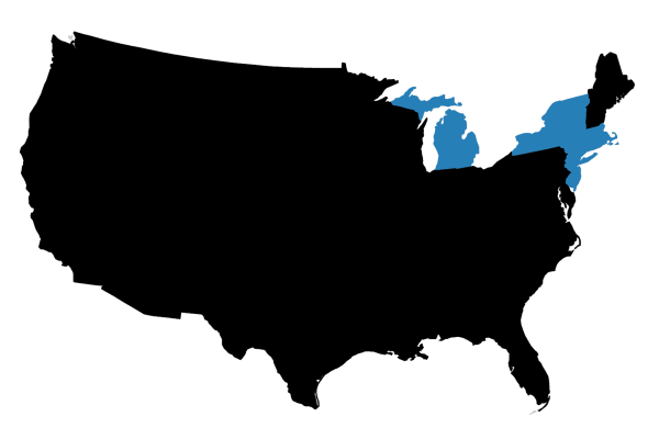 Obsidian Urbex Abandoned Locations Road Trip Map USA MI NY MA CT RI NJ