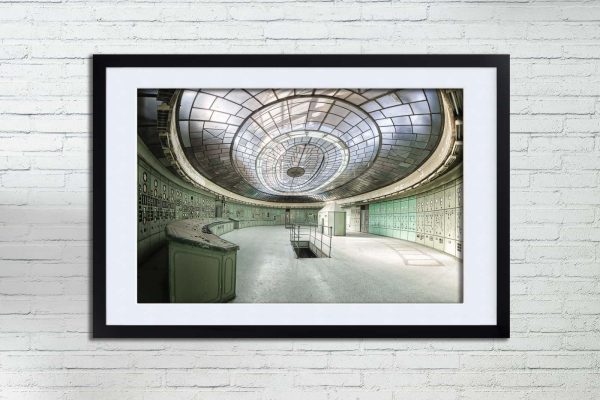 The All Seeing Eye An Abandoned Art Deco Powerstation Control Room Framed Fine Art Print By Obsidian Urbex Photography The All Seeing Eye An Abandoned Art Deco Powerstation Control Room Framed Fine Art Print By Obsidian Urbex Photography
