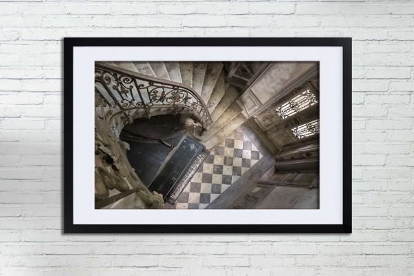 The Silent Piano Abandoned French Chateau Framed Fine Art Print By Obsidian Urbex Photography Frame Detail Photo The Silent Piano Abandoned French Chateau Framed Fine Art Print By Obsidian Urbex Photography Frame Detail Photo