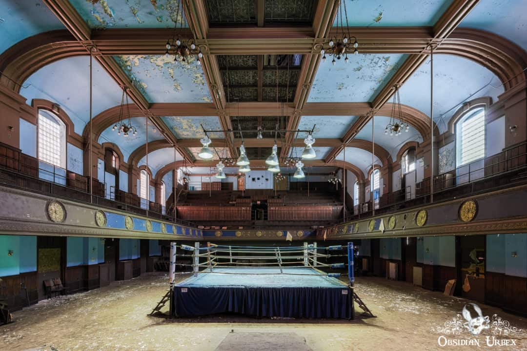 Top 10 Abandoned Locations in Pennsylvania Number by Janine Pendleton 01 Blue Boxing Ring Sports Venue