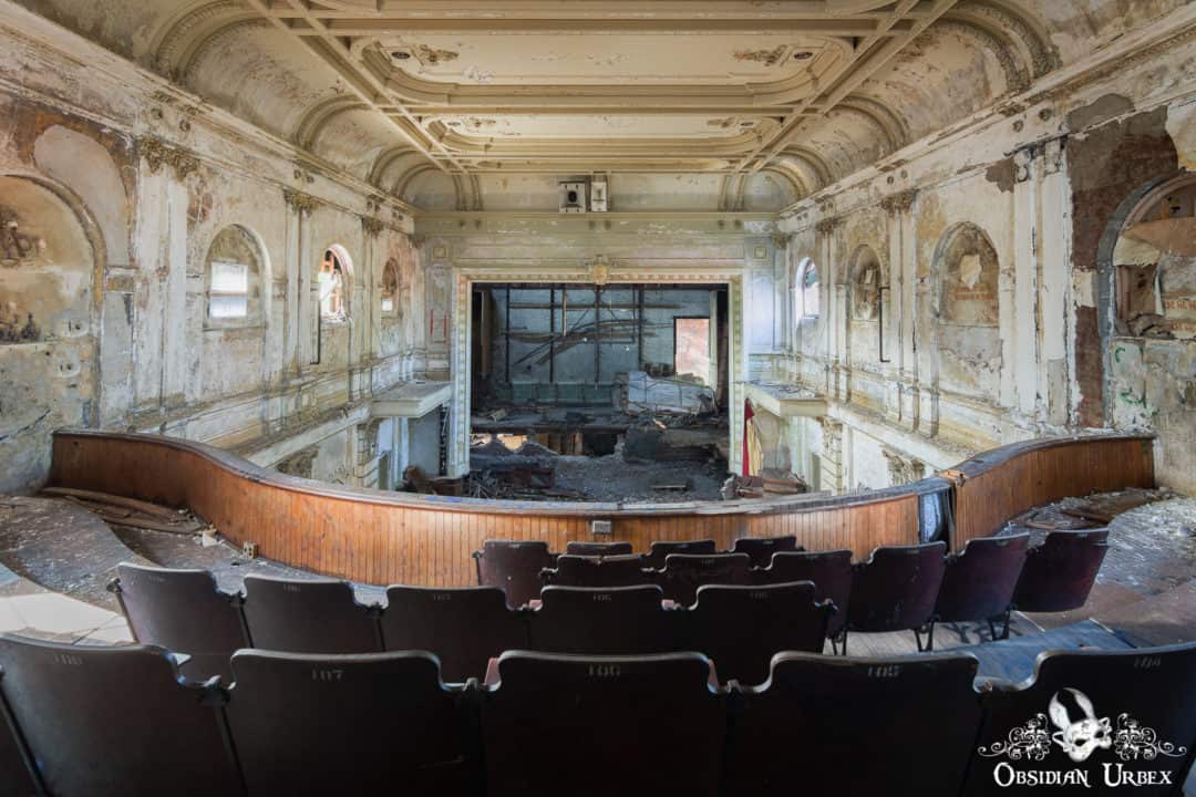 Top 10 Abandoned Locations in Pennsylvania Number by Janine Pendleton 08 Veronicas Veil Crumbling Theatre Auditorium