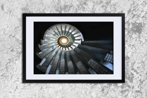 Magnificent Helix Framed Fine Art Print By Obsidian Urbex Photography Frame Detail Photo Magnificent Helix Framed Fine Art Print By Obsidian Urbex Photography Frame Detail Photo