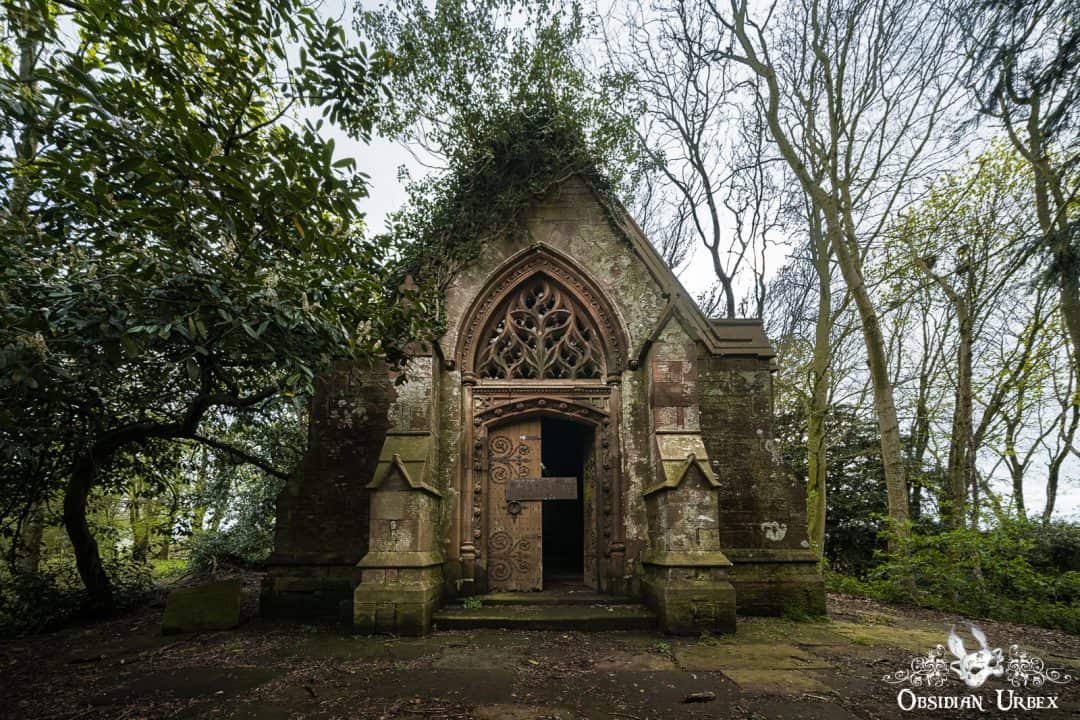 Gothic Crypt In The Forest Scotland Front Exterior Of Chapel