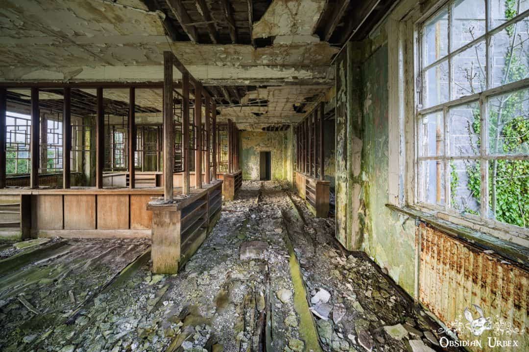 Asylum E Ireland Crumbling Plaster Falling From Ceiling