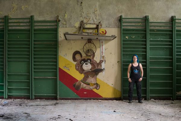 Latvia & Lithuania 2023 The Back To The Baltics Tour Janine Pendleton In Abandoned Sports Hall