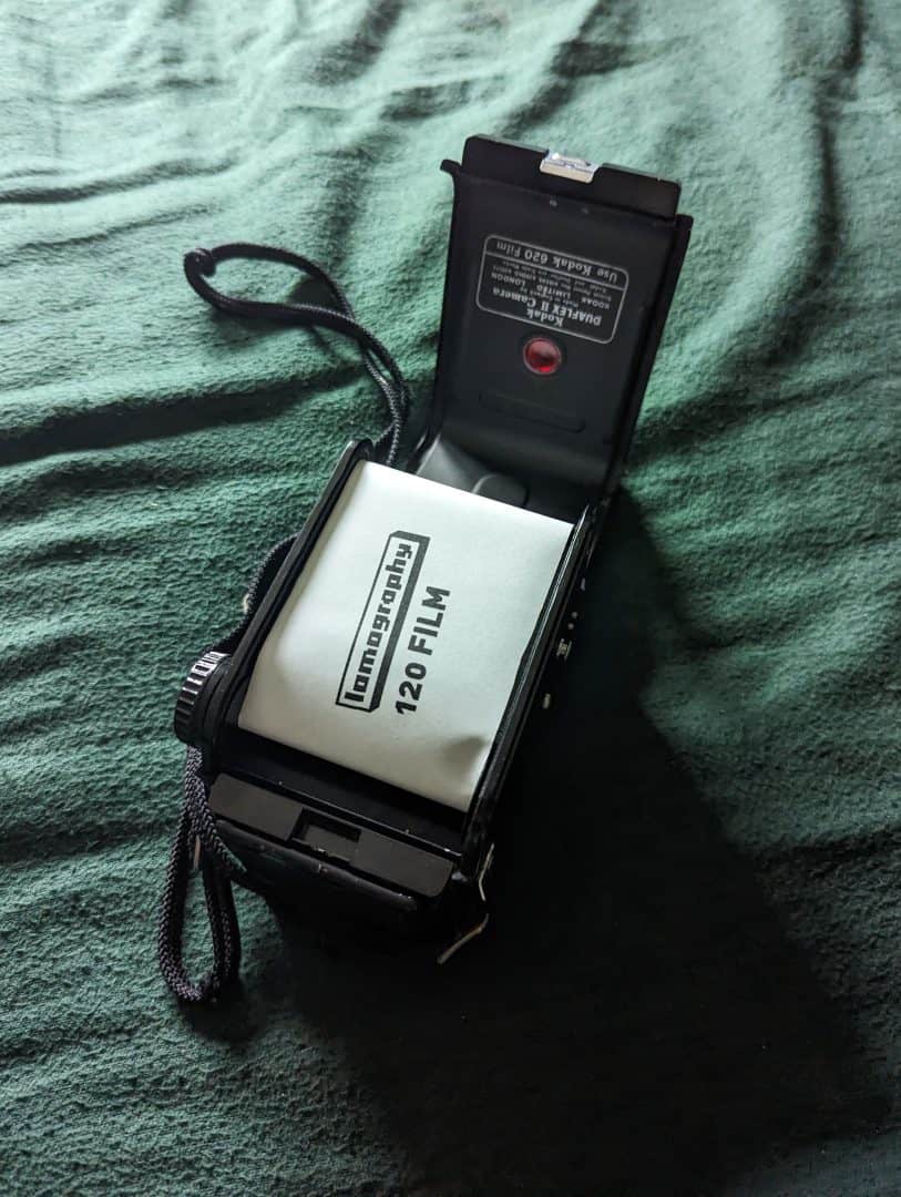 Kodak Duaflex II 1950s Box Camera Loaded With 120 Film