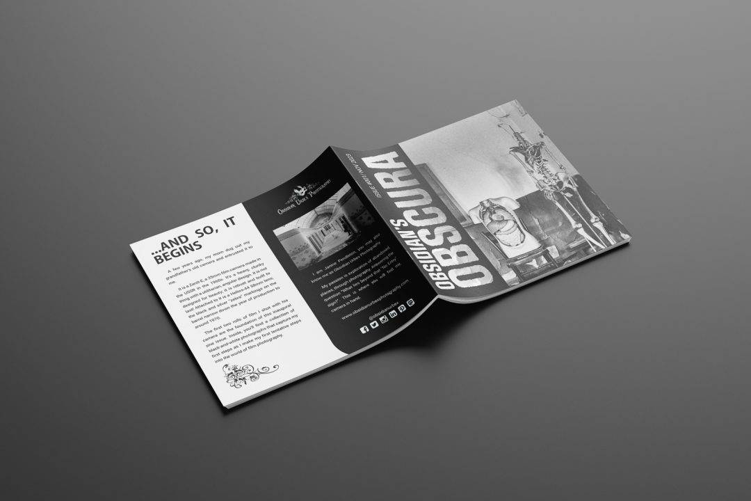 Obsidians Obscura Zine 001 Front And Back Covers