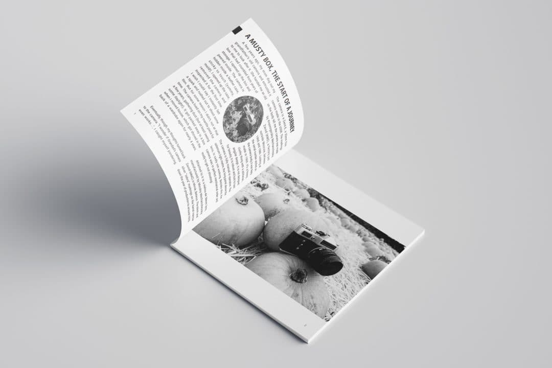 Obsidians Obscura Zine 001 Held Open