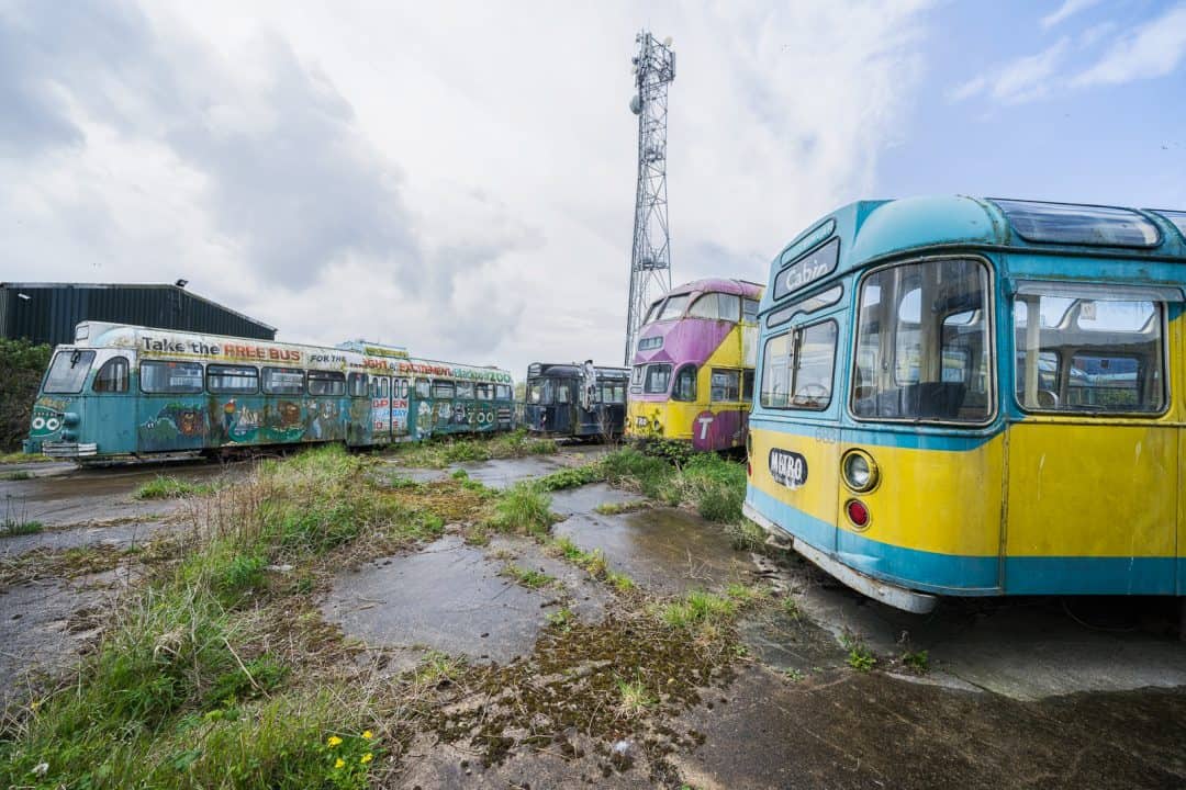 Vintage 1930s Seaside Trams England Featured Image