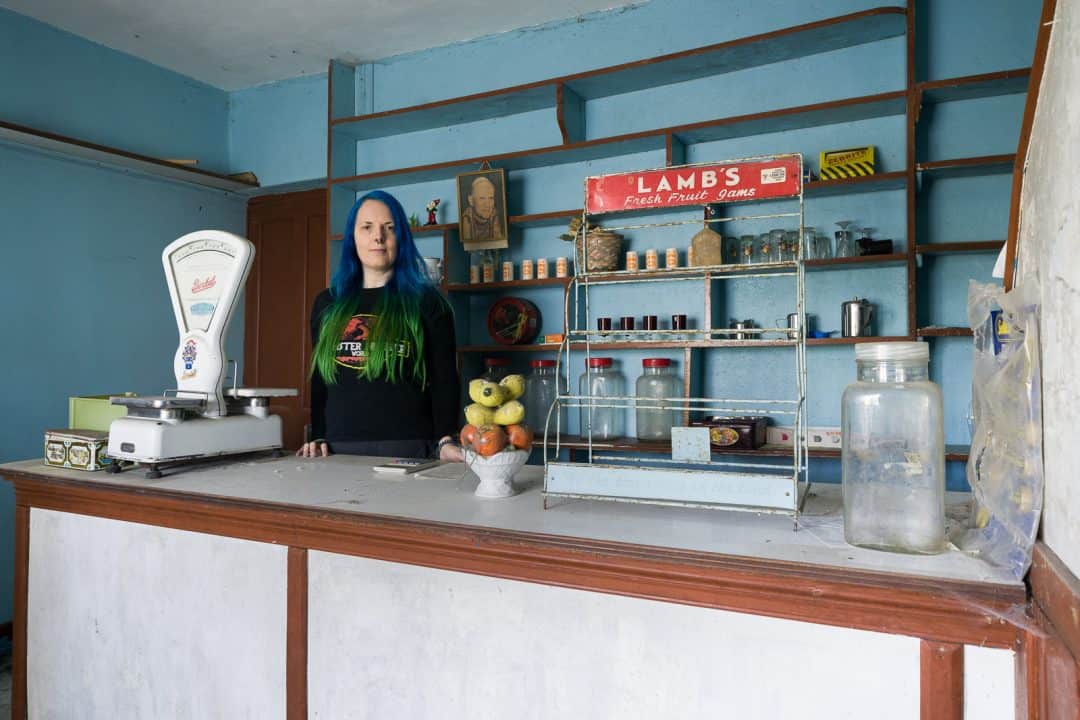 Ireland 2024 The Autumn Tour Janine Pendleton In Abandoned Shop
