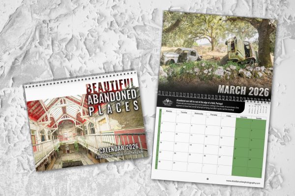 Beautiful Abandoned Places Calendar 2026 Super Early Bird Pre Order Preview 01